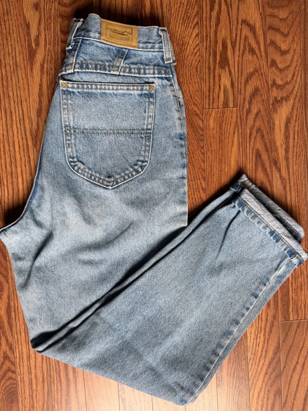 L.L. Bean Light Blue Relaxed Fit Jeans
